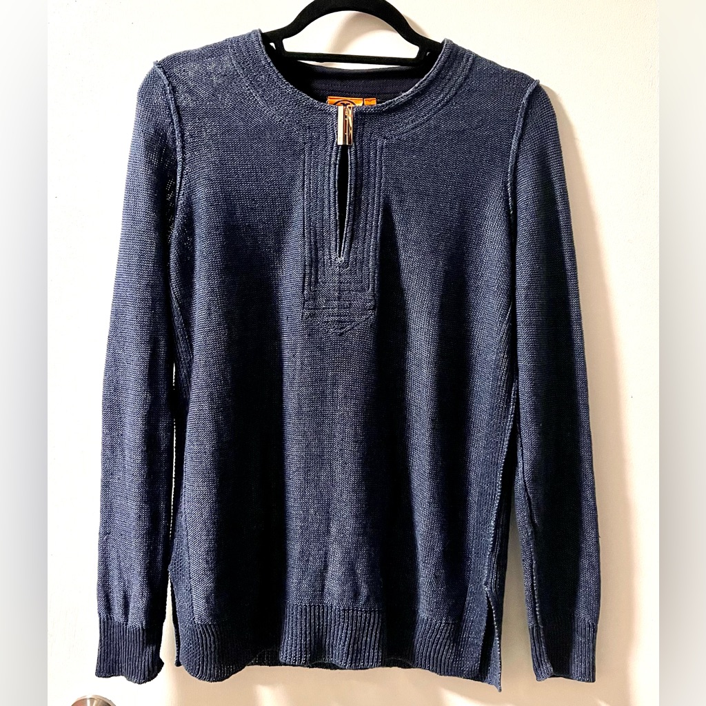 Tori Burch Blue Sweater